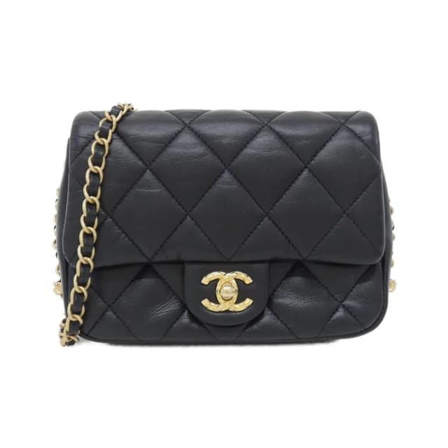 Chanel Shoulder Bag Black in Black Lambskin from The Reluxe, photo 1 of 1