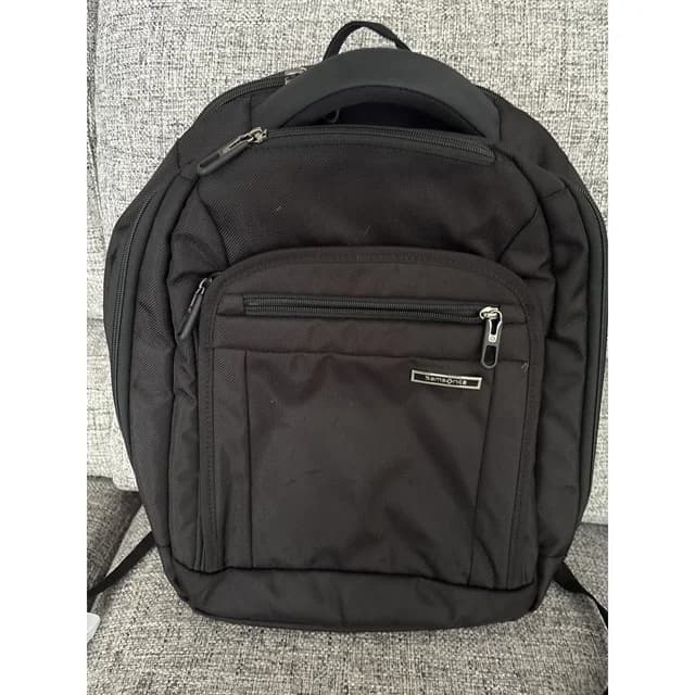 Samsonite Campus Business Laptop Backpack System Secures Laptops 13" To 15.6" in black Nylon from Poshmark, photo 1 of 1