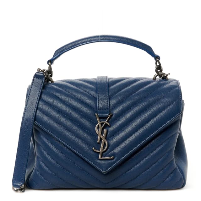 Saint Laurent Monogram Medium College Matelasse Chevron Bag - Charron from H&T, photo 1 of 1