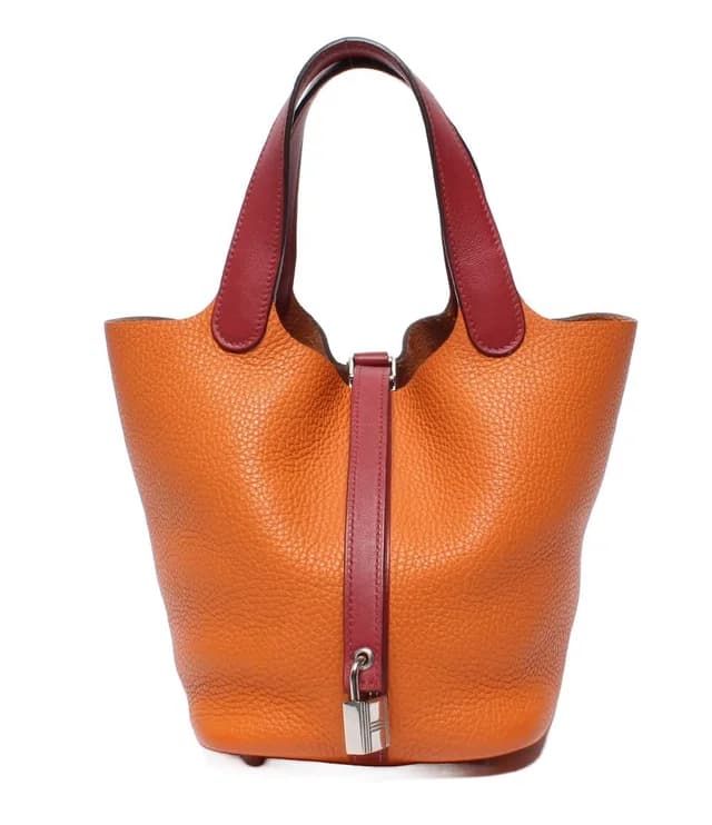 Hermès Handbag Silver Picotin Lock 18 PM Touch in Silver from The Reluxe, photo 1 of 1