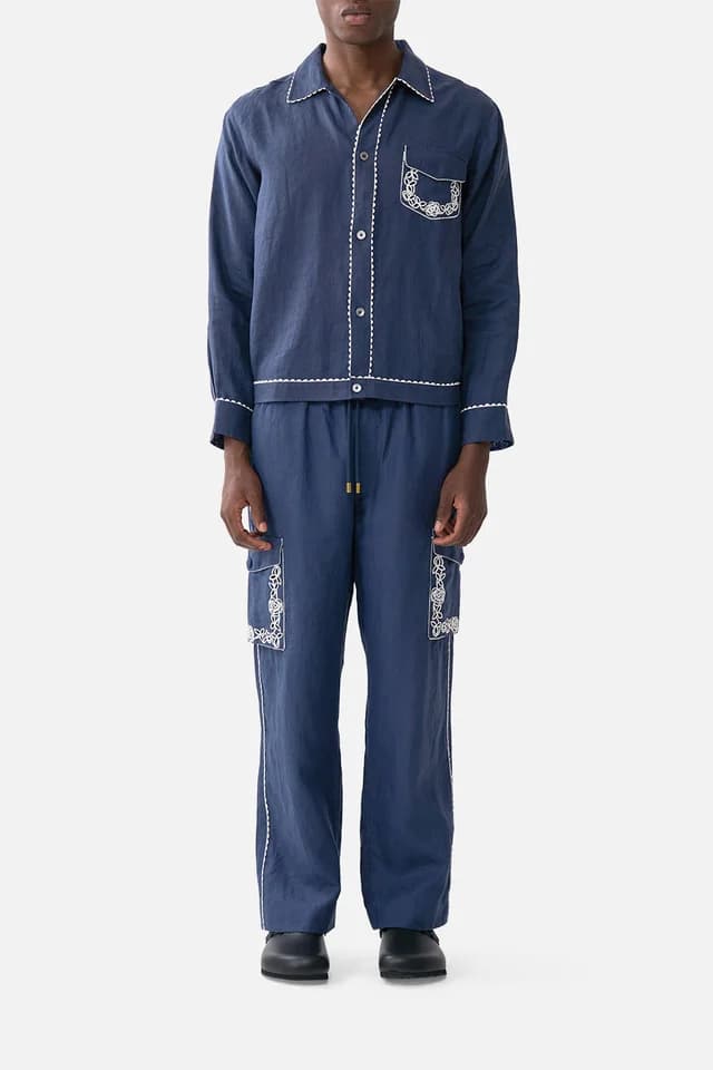 Camilla eBoutique CARGO PANT WITH ELASTIC WAIST A TILED WONDERLAND, image 1 of 1 from CAMILLA