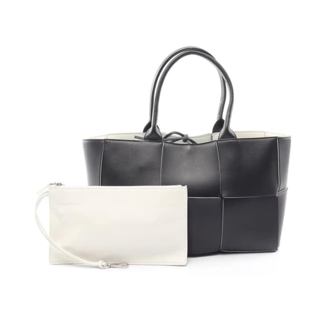 Bottega Veneta Tote Bag Arco Maxi Intrecciato Black Leather Small in Black Woven leather from The Reluxe, photo 1 of 1