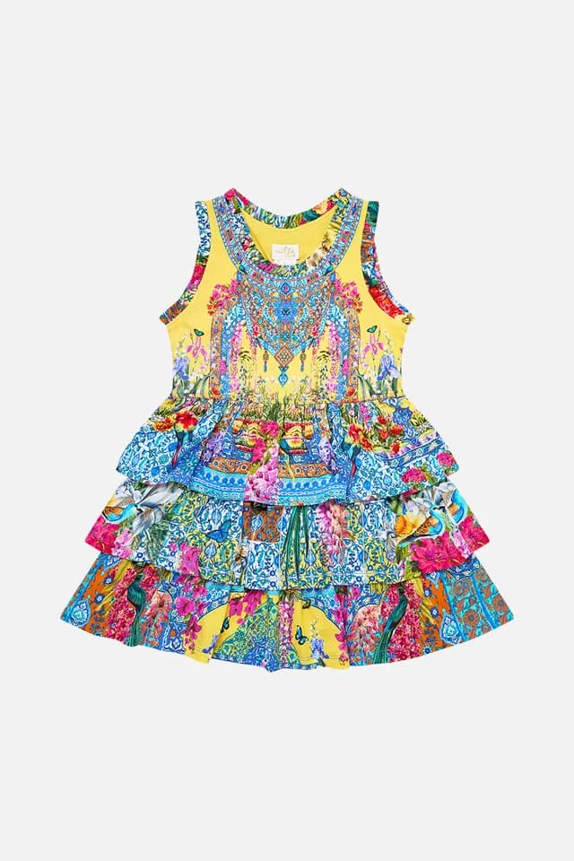 Camilla eBoutique KIDS JERSEY TANK MINI DRESS W LAYERED SKIRT SULTANAHMET SUMMER, image 1 of 1 from CAMILLA