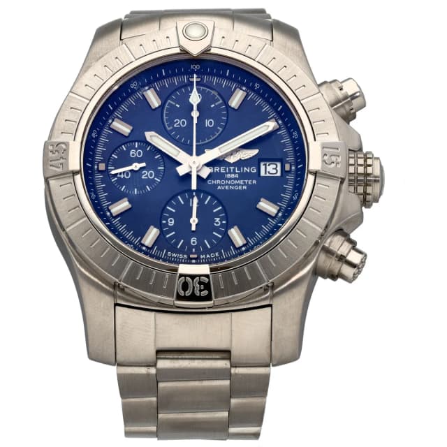 Breitling Avenger A13385 43mm Stainless Steel Watch from H&T, photo 1 of 1