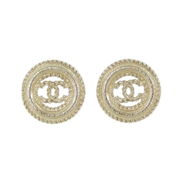Chanel Earrings Gold in Gold from The Reluxe, photo 1 of 1
