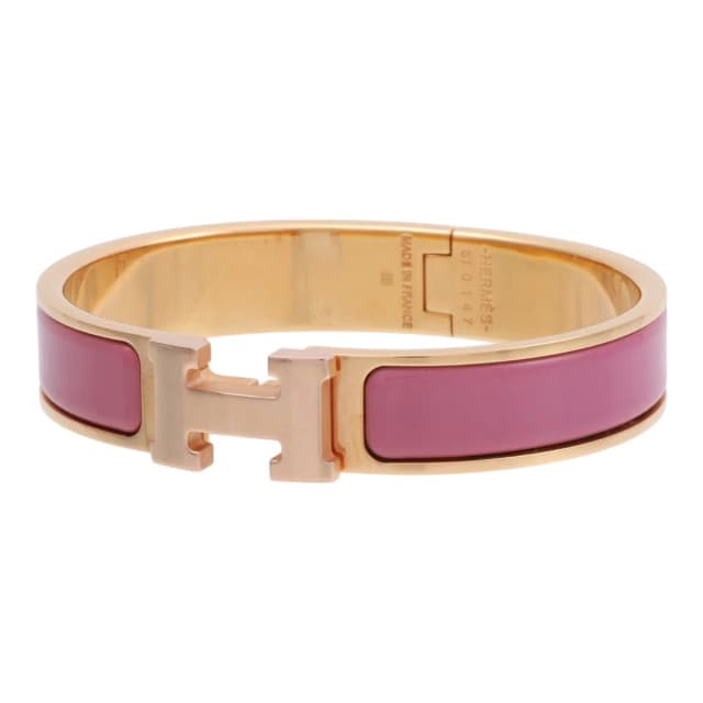 Hermès Click H Pink/Gold from VINTAGE QOO TOKYO, photo 1 of 1