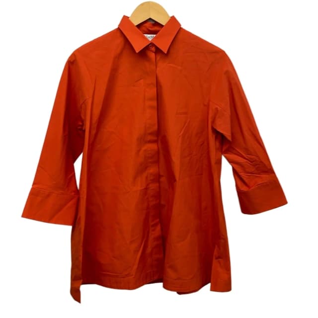 Max Mara Long Sleeve Shirt Blouse Orange in Orange from The Reluxe, photo 1 of 1