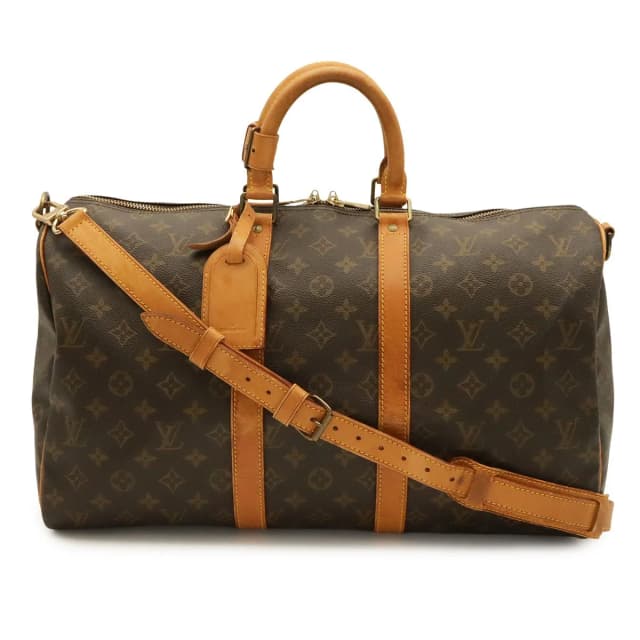 Louis Vuitton Monogram Keepall Bandouliere 45 Boston Bag Purse 2-Way in Coated canvas from The Reluxe, photo 1 of 1