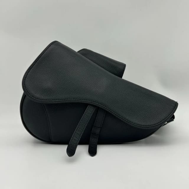 Dior Saddle Shoulder Bag Black Calfskin Gold in Black Calfskin from The Reluxe, photo 1 of 1