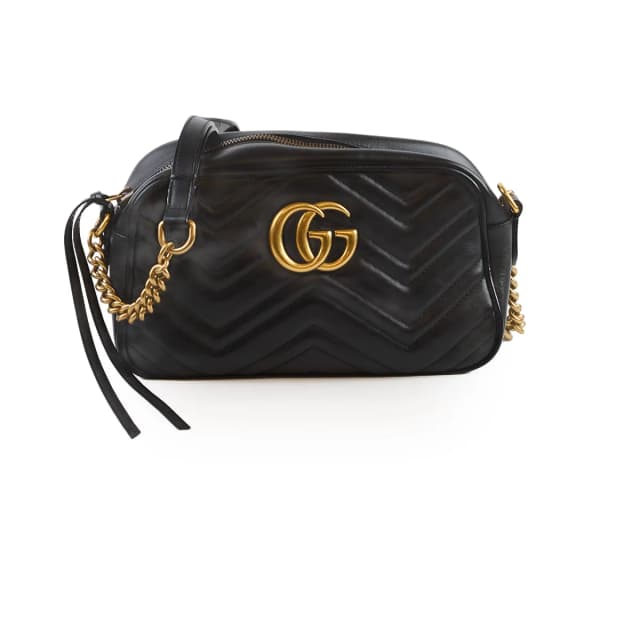 Gucci Marmont Camera Small Black in Black Leather from The Purse Affair, photo 1 of 1