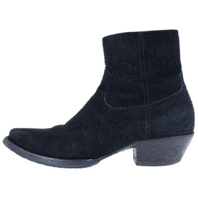 Saint Laurent Short Boots Ankle Black in Black from The Reluxe, photo 1 of 1