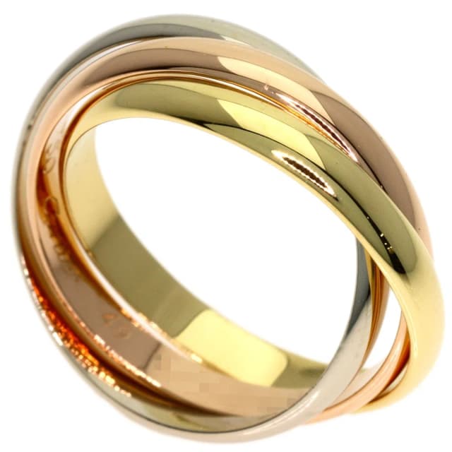 Cartier Trinity XS 49 Ring 18K Yellow Gold 18K Pink White in White from The Reluxe, photo 1 of 1