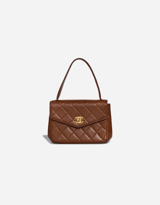 Chanel Timeless Handle Mini Lamb Brown in Brown Lambskin from SACLÀB, photo 1 of 1