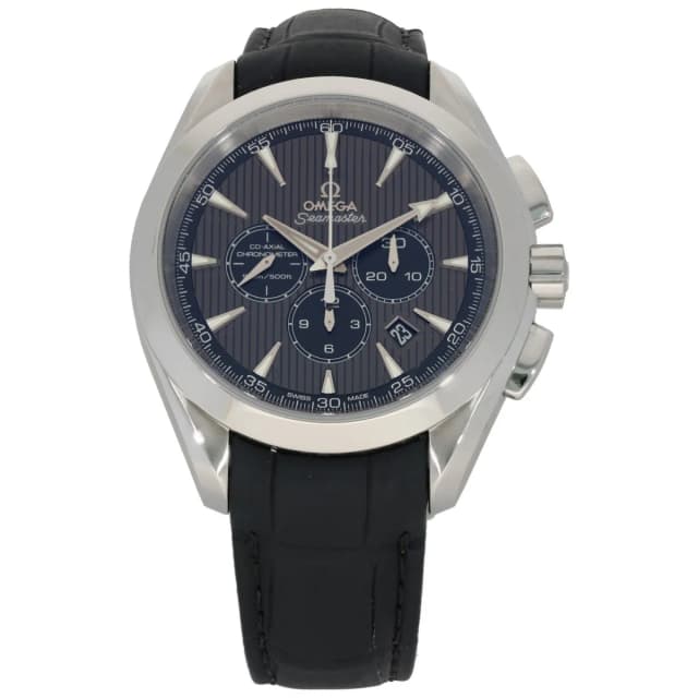 Omega Seamaster Aqua Terra 231.13.44.50.06.001 44mm Stainless Steel Watch in Leather from H&T, photo 1 of 1