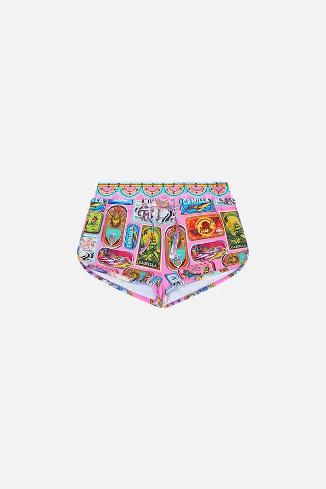 Camilla eBoutique KIDS BOARDIE STYLE SWIM SHORT 4-10 SALTY SPLENDOUR, image 1 of 1 from CAMILLA