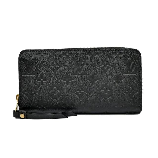 Louis Vuitton Empreinte Noir Zippy Wallet Monogram Black Leather in Black Leather from The Reluxe, photo 1 of 1