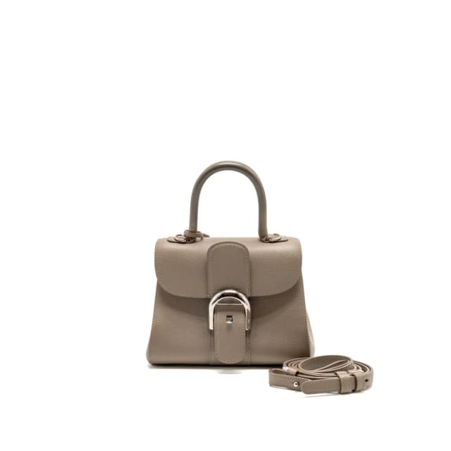 Delvaux mini brillant calfskin grey SHW in Grey Calfskin from EMIER, photo 1 of 1