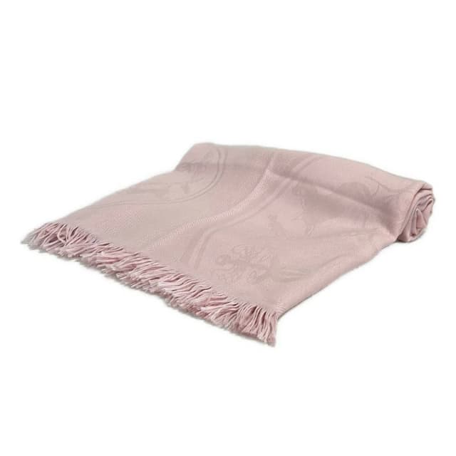 Hermès Scarf Light Pink Cashmere Silk in Pink Silk from The Reluxe, photo 1 of 1
