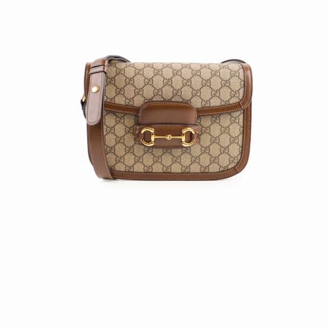 Gucci Medium Horsebit GG Supreme Bag in Canvas from The Purse Affair, photo 1 of 1