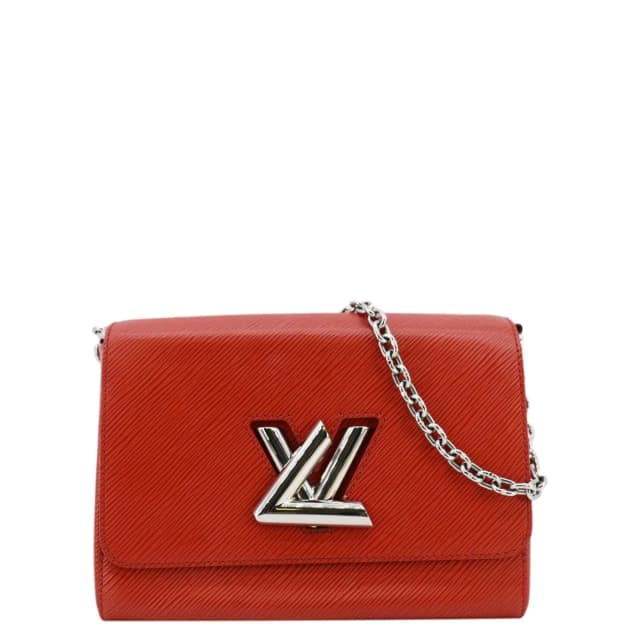 Louis Vuitton Twist MM Epi Leather Chain Shoulder Bag Red in Red Leather from Dallas Designer Handbags, photo 1 of 1