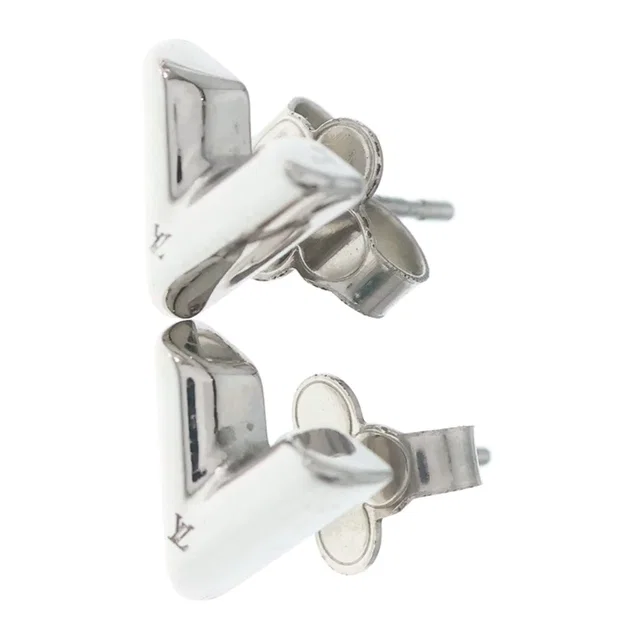 Louis Vuitton Essential Metal Earrings Silver in Silver from The Reluxe, photo 1 of 1