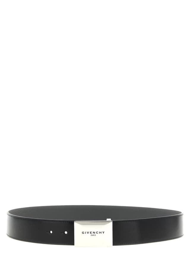 Givenchy Reversible Calf Leather Belt — Black in Black Calfskin from HEWI, photo 1 of 1