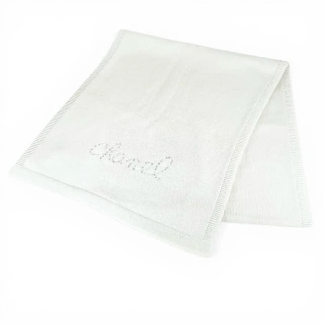 Chanel Sequin Decoration Logo Scarf in Cashmere from The Reluxe, photo 1 of 1
