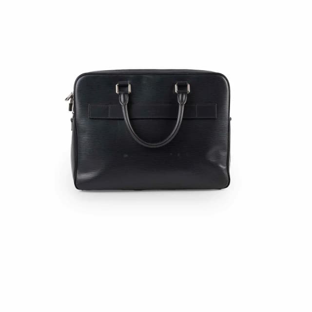 Louis Vuitton Epi Leather Business Bag Black in Black Leather from The Purse Affair, photo 1 of 1