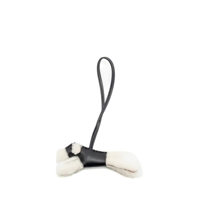 Hermès budy shearing bag charm black stamp G in Black Leather from EMIER, photo 1 of 1