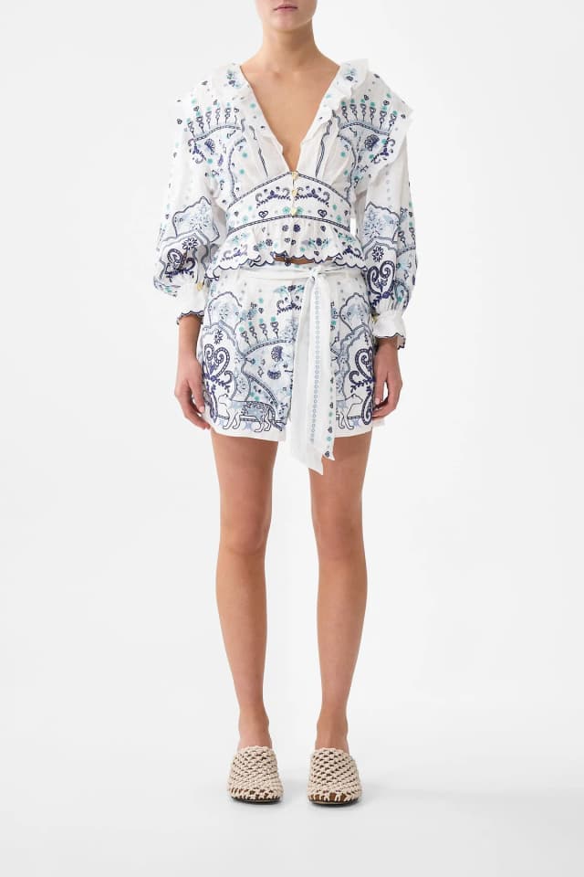 Camilla eBoutique TUCK FRONT SHORT ALL ABOUT THAT LACE, image 1 of 1 from CAMILLA