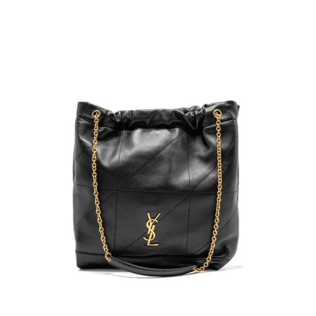 Saint Laurent Jamie Pochon Shoulder Bag Lambskin Black GHW in Black Lambskin from EMIER, photo 1 of 1