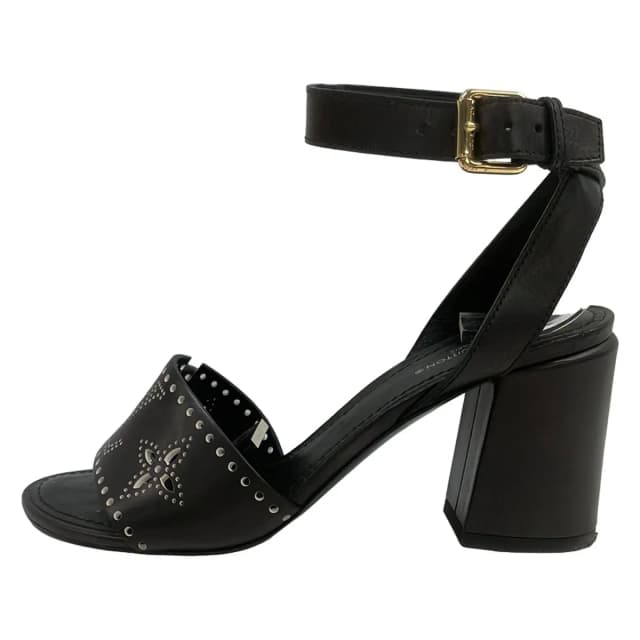 Louis Vuitton Sandals Horizon Line Leather Black 36 in Black Leather from The Reluxe, photo 1 of 1