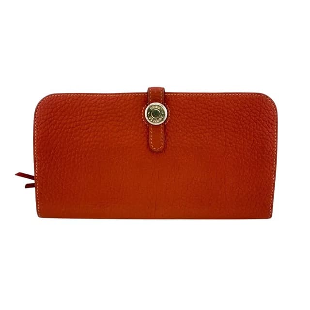 Hermès Wallet Bifold Dogon Long GM in Togo leather from The Reluxe, photo 1 of 1