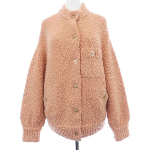 Chanel Turnlock Cardigan Pink in Pink from The Reluxe, photo 1 of 1