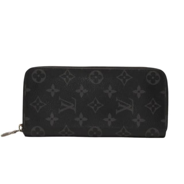 Louis Vuitton Zippy Wallet Vertical Monogram Eclipse Black in Black Canvas from The Reluxe, photo 1 of 1