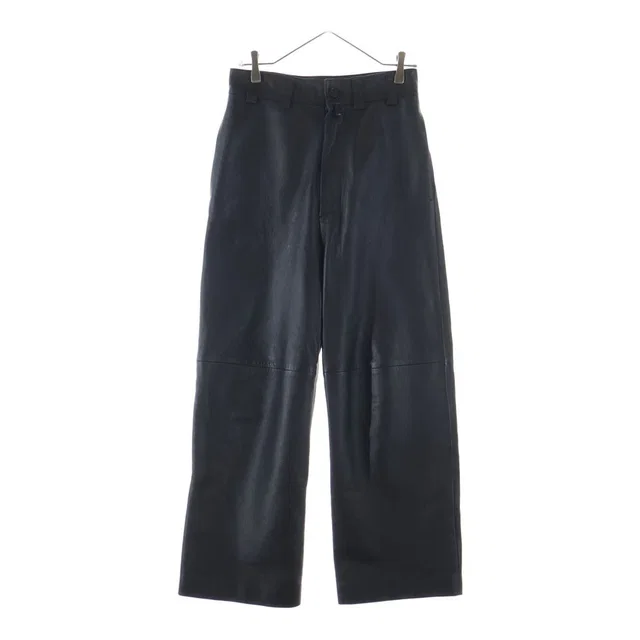 Balenciaga Lambskin Leather Straight Leg Pants Black in Black Lambskin from The Reluxe, photo 1 of 1