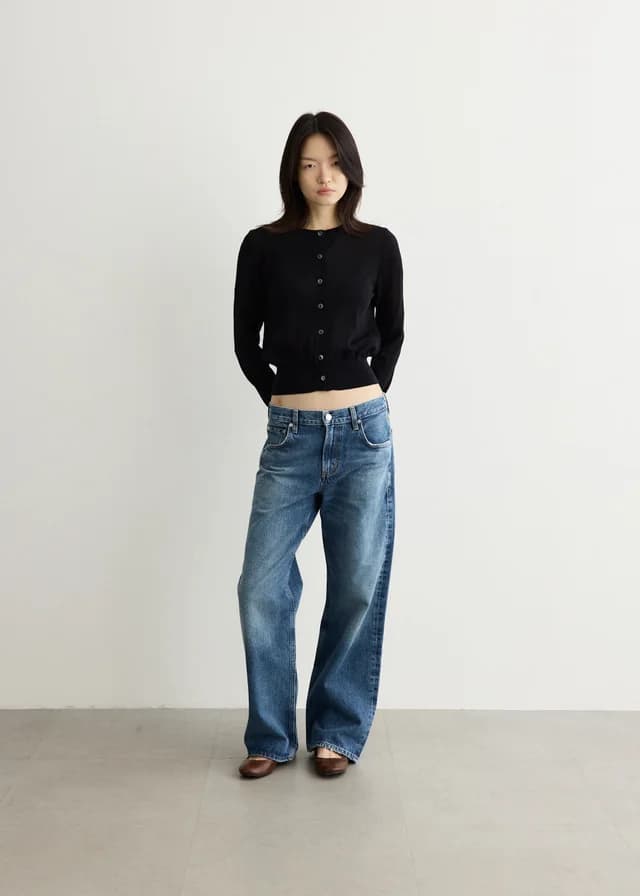 A.P.C. Camila Cardigan in LZZ BLACK, image 1 of 1 from Incu