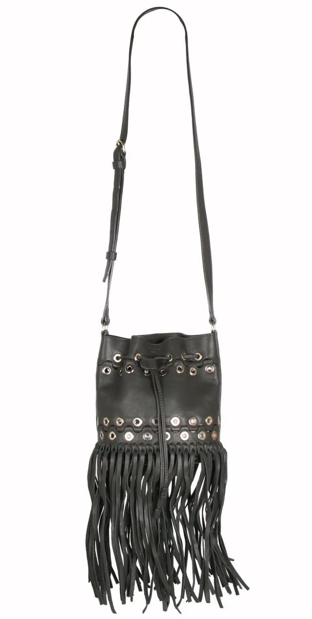 Sonia Rykiel Besace Frangee Baudrier Bag, Olive, image 1 of 1 from Cultstatus