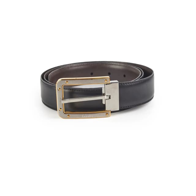 Cartier Belt Black in Black Leather from The Purse Affair, photo 1 of 1