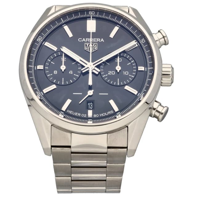 TAG Heuer Carrera CBN2010-0 41mm Stainless Steel Watch from H&T, photo 1 of 1