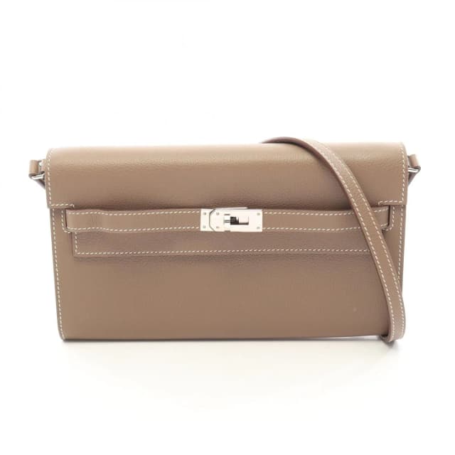 Hermès Shoulder Bag Kelly Long to Go Sellier Etoupe in Taupe from The Reluxe, photo 1 of 1