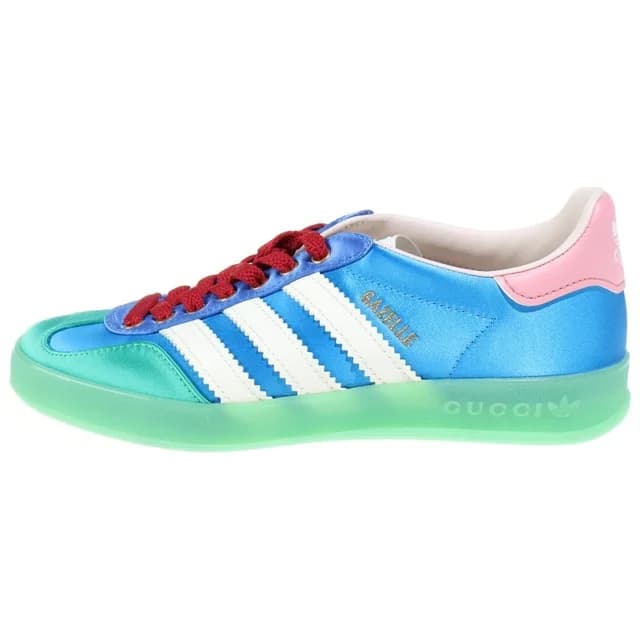 Gucci Adidas Gazelle Low-Top Sneakers Blue Green Pink Multicolor in Blue from The Reluxe, photo 1 of 1