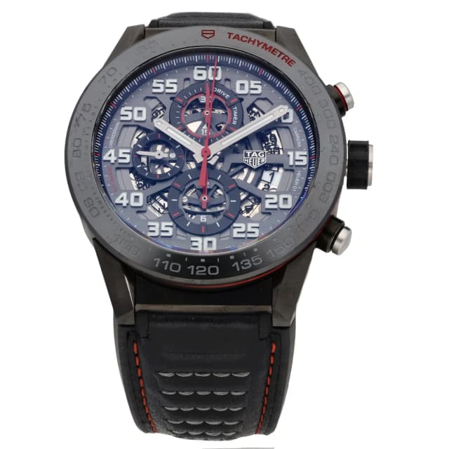 TAG Heuer Carrera CAR2A1H 45mm PVD Stainless Steel Watch from H&T, photo 1 of 1
