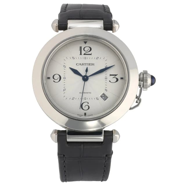 Cartier Pasha WSPA0010 41mm Stainless Steel Watch in Leather from H&T, photo 1 of 1