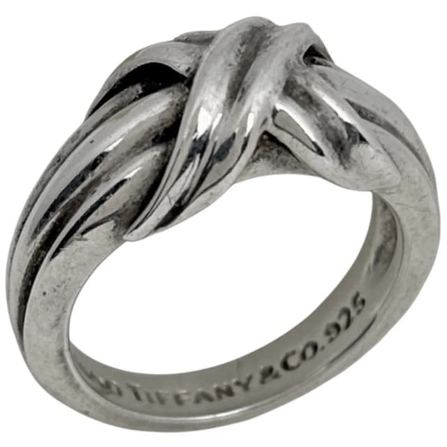 Tiffany & Co. Ring Signature Cross 925 Sterling Silver in Silver from The Reluxe, photo 1 of 1