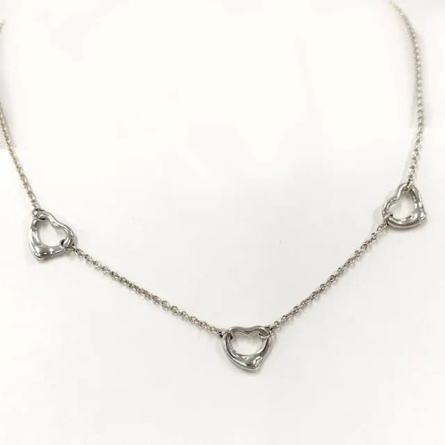 Tiffany & Co. Open Heart Necklace Elsa Peretti Silver in Silver from The Reluxe, photo 1 of 1