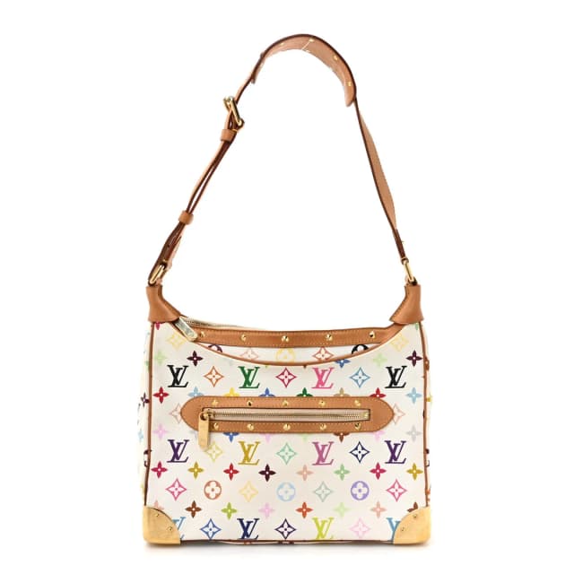 Louis Vuitton Boulogne Monogram Coated Canvas Bag - White in White Coated canvas from H&T, photo 1 of 1