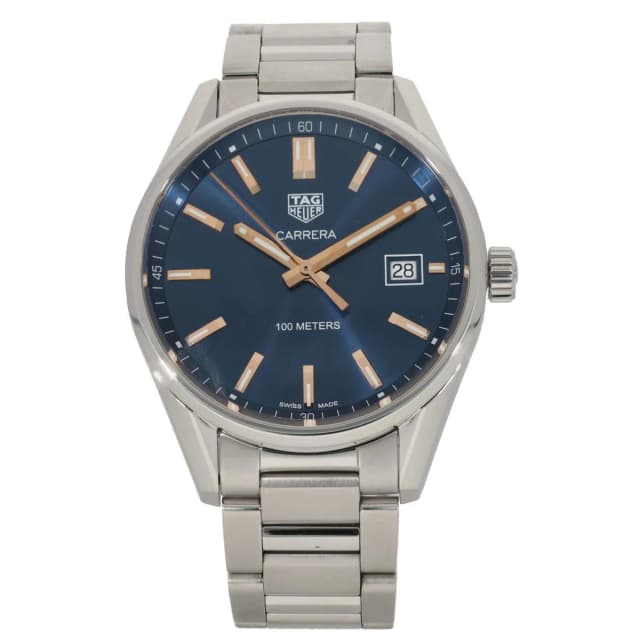TAG Heuer Carrera WAR1112 39mm Stainless Steel Watch from H&T, photo 1 of 1