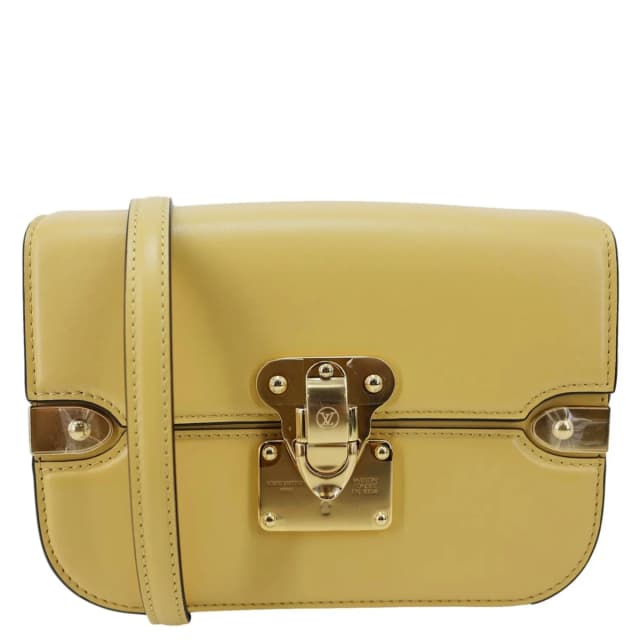 Louis Vuitton Orsay MM Leather Crossbody Bag Yellow in Yellow Leather from Dallas Designer Handbags, photo 1 of 1