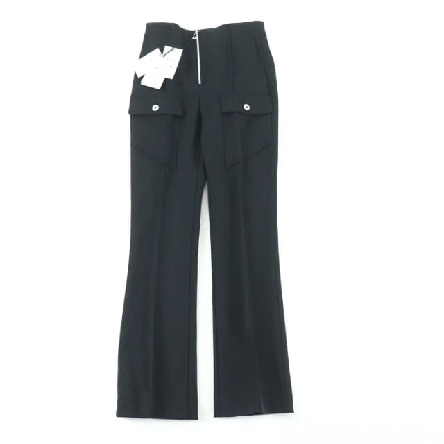 Bottega Veneta 2021 Center Press Flare Pants in Nylon from The Reluxe, photo 1 of 1